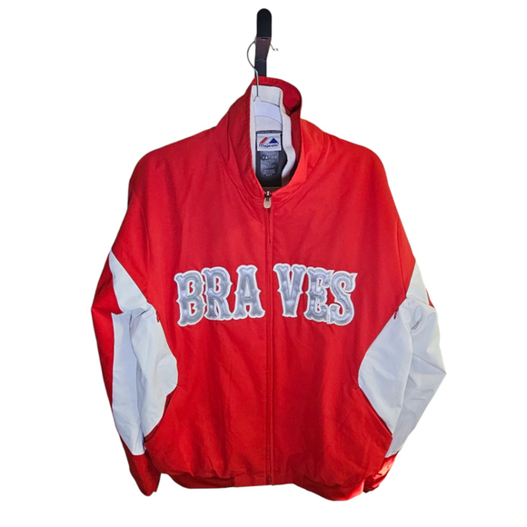 Majestic Other - Majestic Braves Coat Size Medium with Therma Base